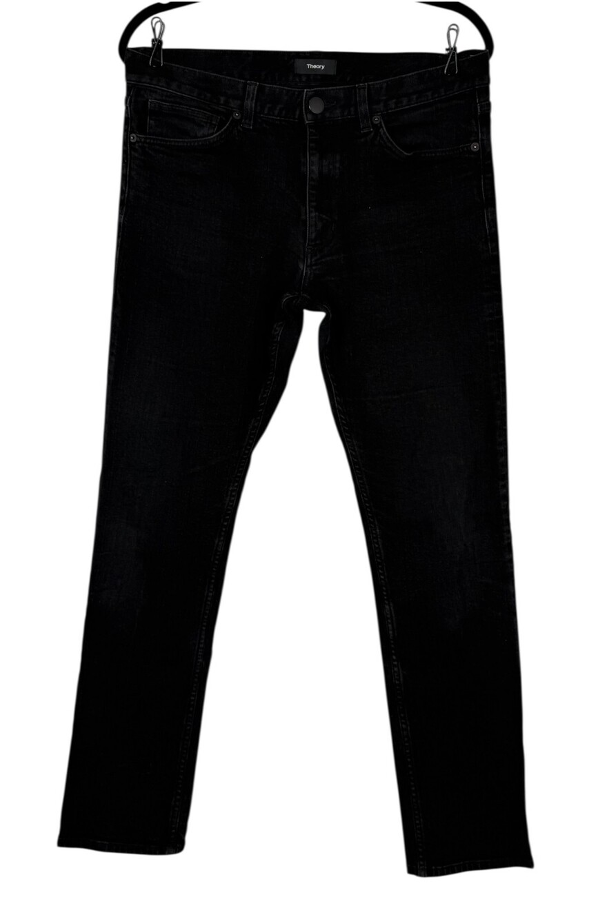 Men's Theory Skinny Black Jeans size 34.,